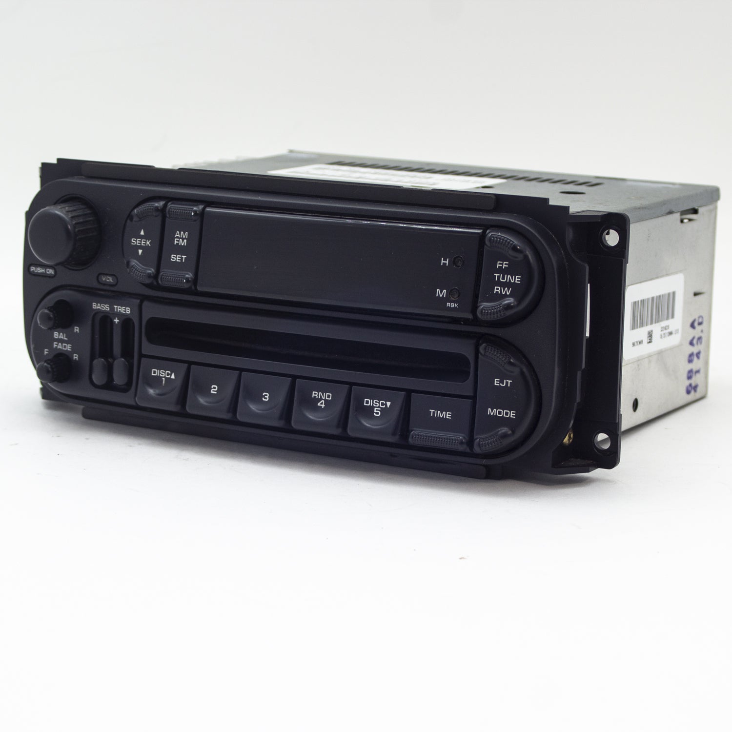 Chrysler Jeep Dodge & Ram 1500 Audio Radio AM FM Cassette Disc CD Receiver OEM