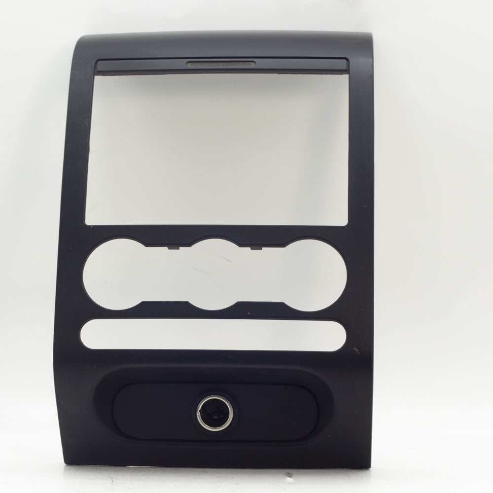 OEM 04-08 Ford F150 Center Dash Radio Digital Climate Bezel Surround Trim Black