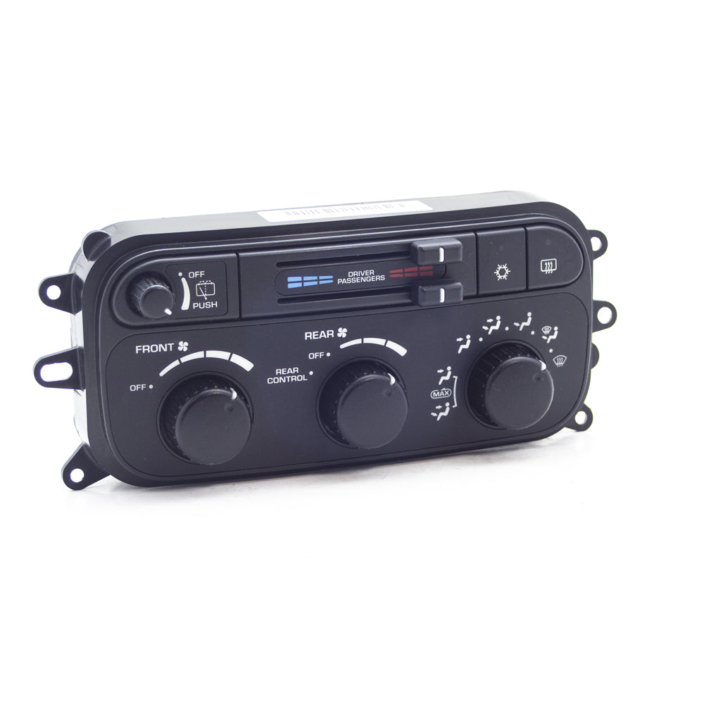 OEM 01-03 Dodge Durango Manual AC Heater Temperature Control Switch Unit Panel