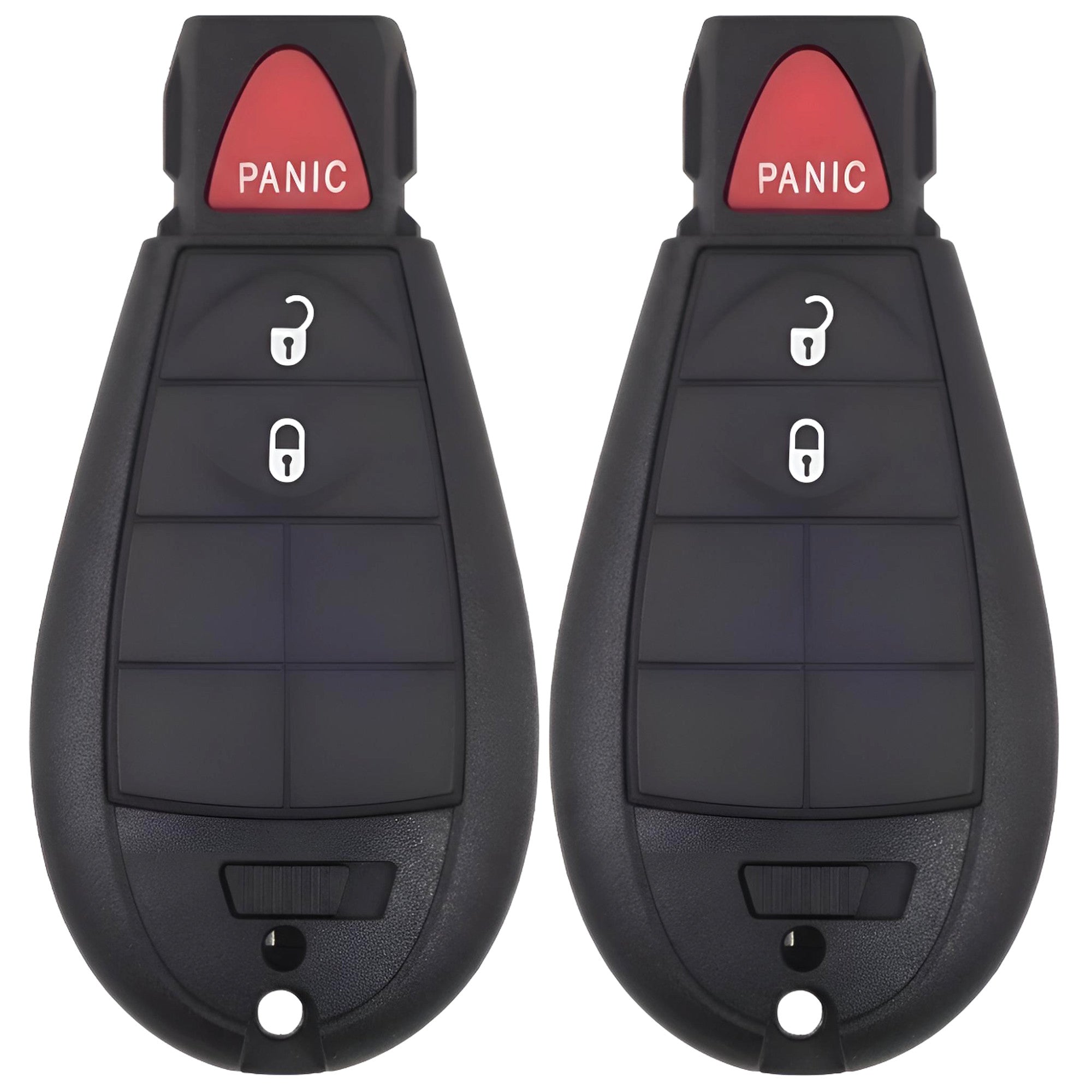 KeylessNorth Replacement Key Fob for Chrysler Town & Country (2008-2016), Volkswagen Routan (2009-2014) – 3-Button Keyless Entry Remote Transmitter FOBIK, FCC ID IYZ-C01C M3N5WY783X (2-Pack)