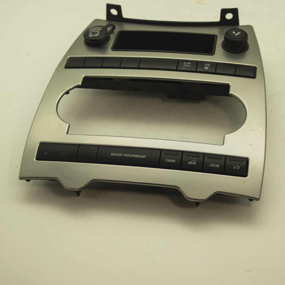 2005-2007 Jeep Grand Cherokee Front Temp Climate Control Bezel Trim OEM Silver