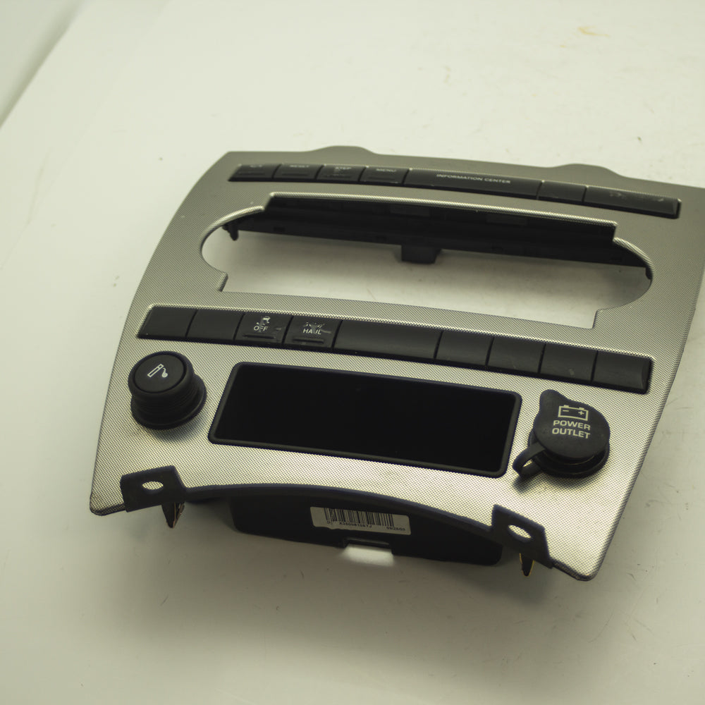 2005-2007 Jeep Grand Cherokee Front Temp Climate Control Bezel Trim OEM Silver