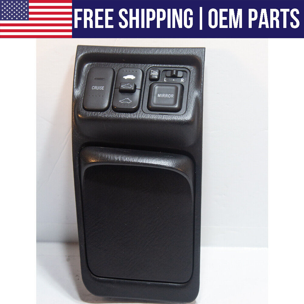 OEM Coin Pocket Console with Cruise Sunroof Mirror Switch For 01-05 Honda Civic