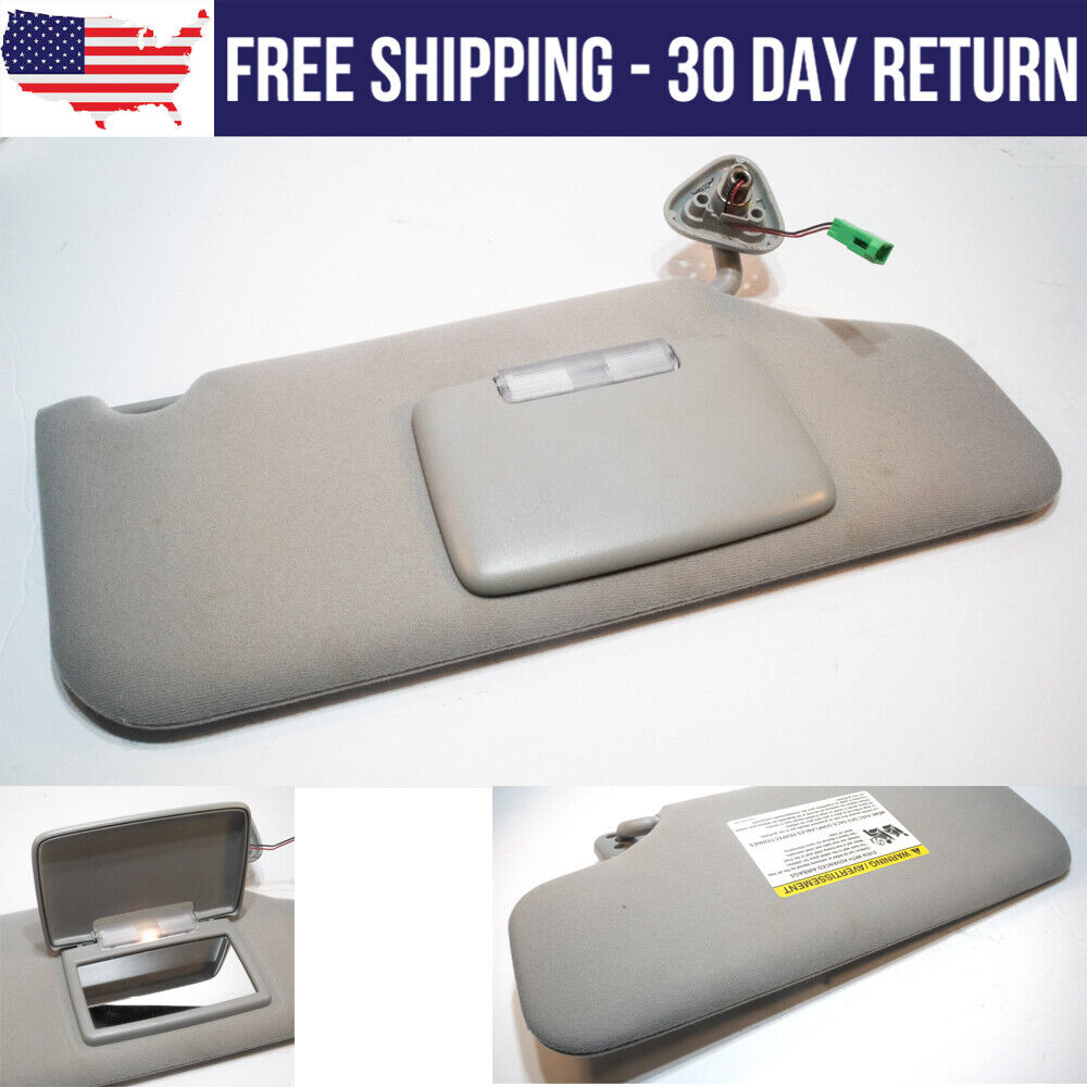 Factory OEM Passenger RHS Sun Visor with Mirror Illumination For Ford & Mercury