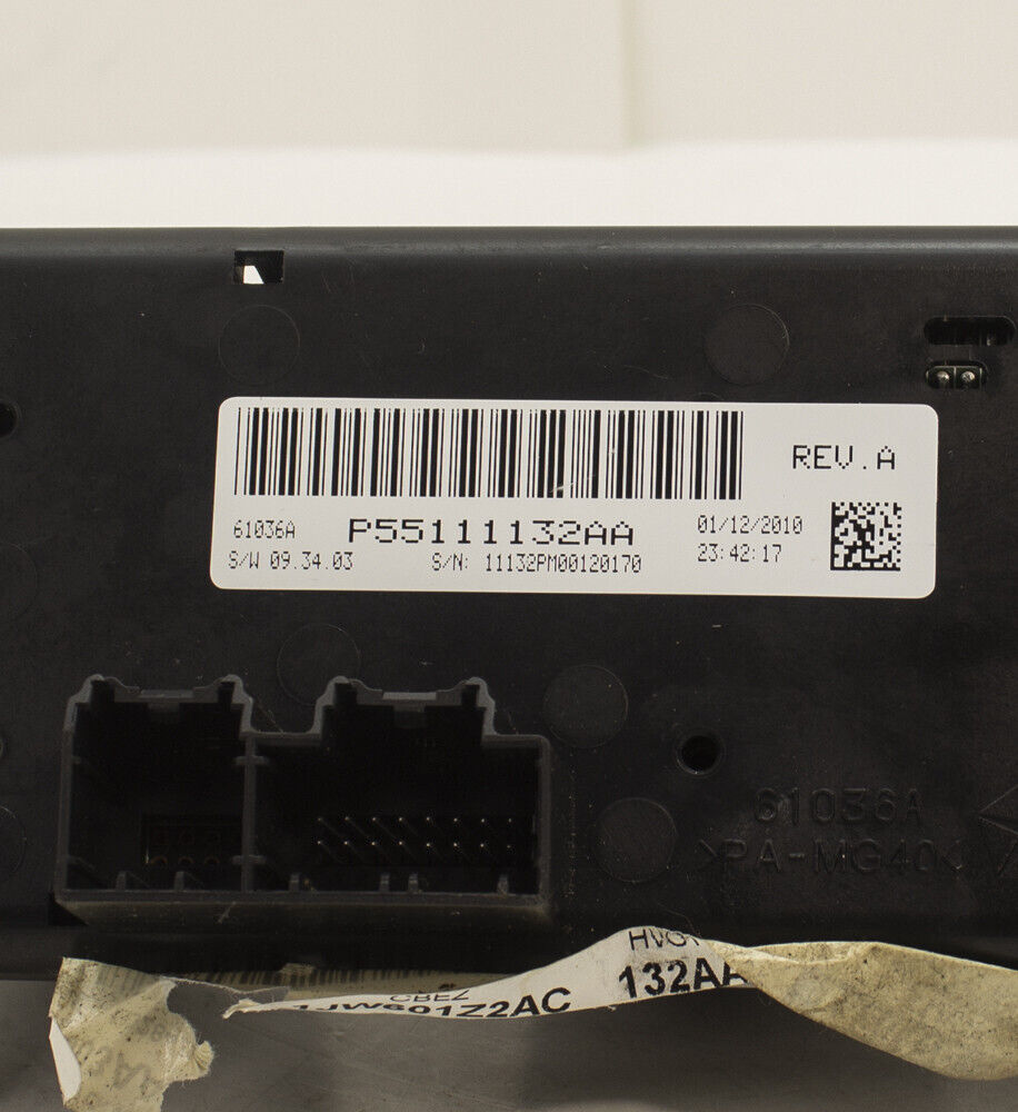 Jeep and Dodge AC Heater Temperature Climate Control Module Panel Switch - OEM