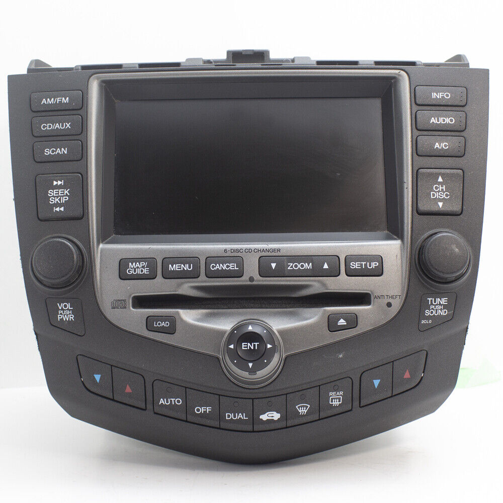 2006-2007 Honda Aaccord Audio Radio AC Temperature Climate Control Switch Panel