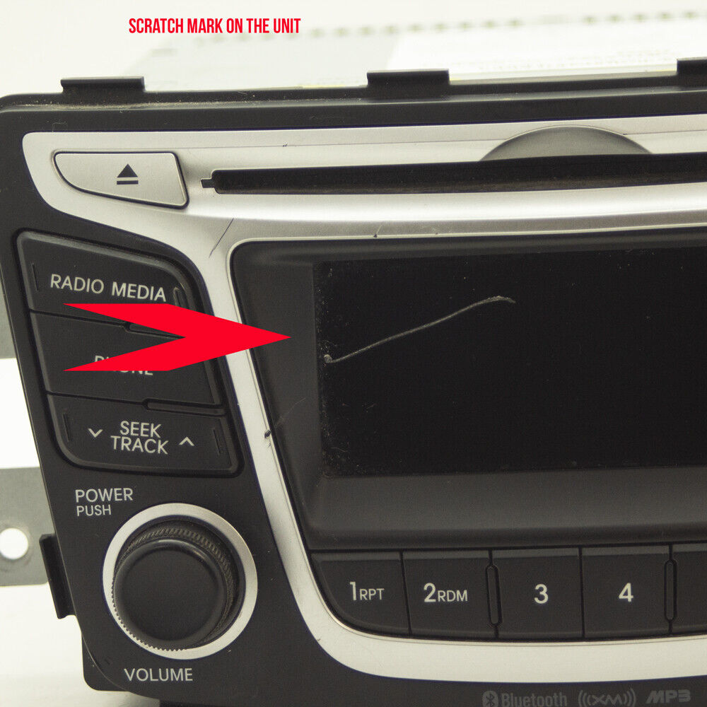 2012 2013 2014 Hyundai Accent Audio Radio AM FM Bluetooth CD Player Receiver OEM