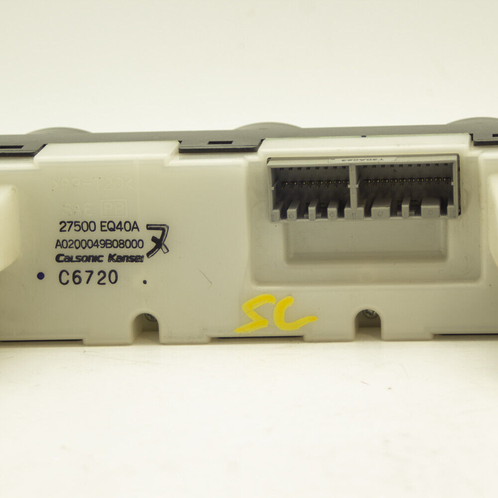 04-06 Nissan X-Trail Auto Heater A/C Climate Control Module Panel 27500 EQ40A