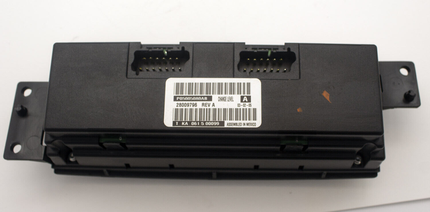 OEM Digital 2 Zone Auto A/C Heater Climate Control For 04-06 Chrysler Pacifica