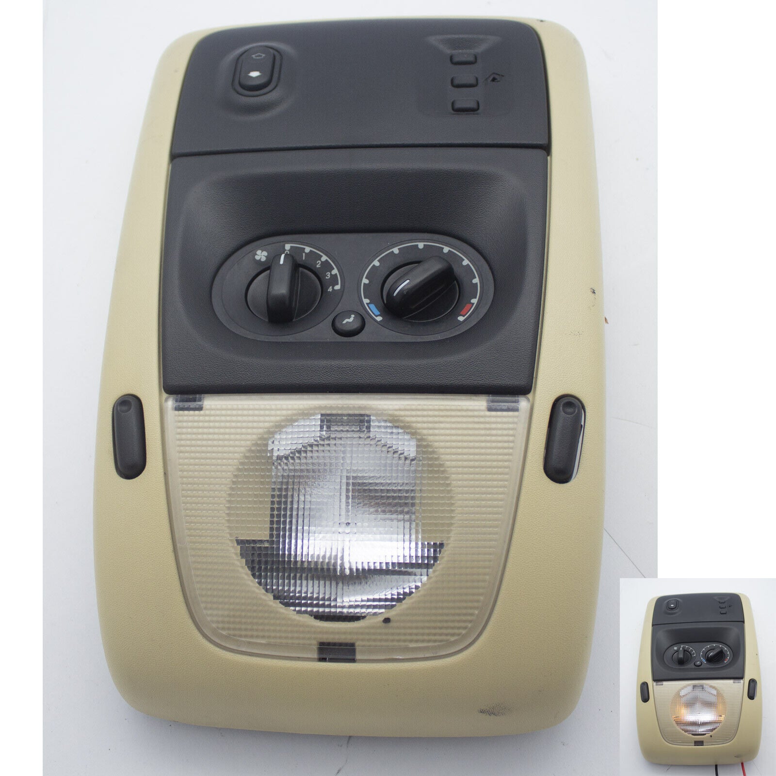 OEM 2002-2005 Ford Explorer Overhead Console Rear Heater Control Dome Map Light