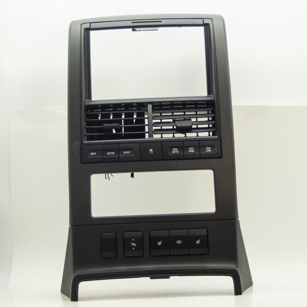 2006-2010 Ford Explorer Center Dash Radio Manual Climate Bezel Surround Trim OEM