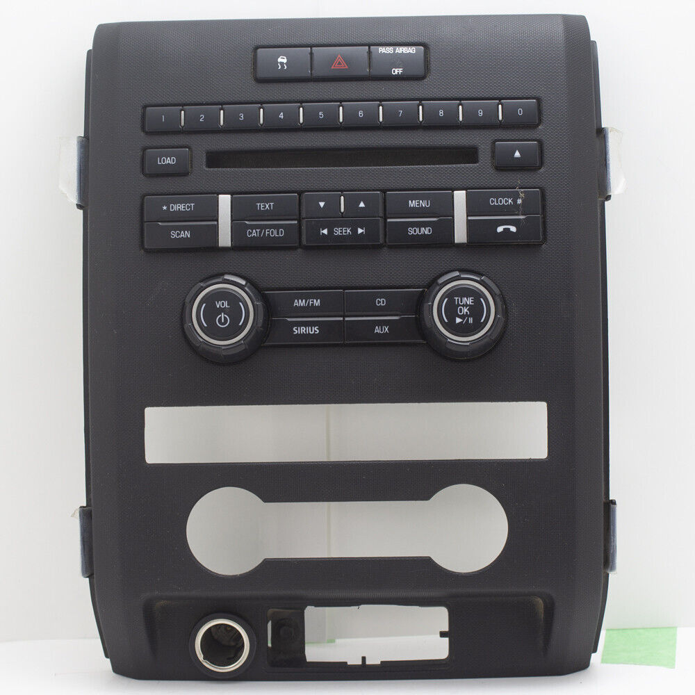2010 Ford F-150 Bezel Center Dash Radio Audio Controls & Auxiliary Input Trim