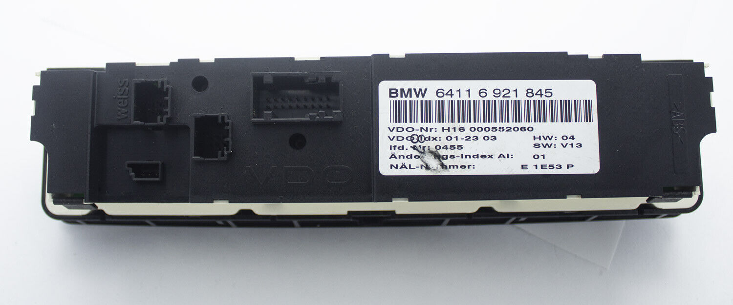 OEM 97-05 BMW E46 325 328 330CI M3 AC Air Climate Control Heater Switch Panel