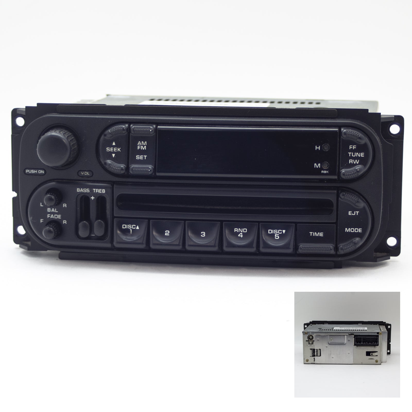 Chrysler Jeep Dodge & Ram 1500 Audio Radio AM FM Cassette Disc CD Receiver  OEM