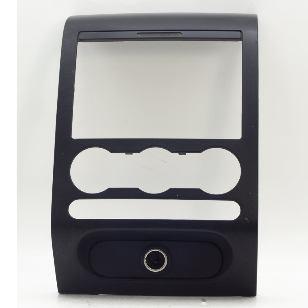 OEM 04-08 Ford F150 Center Dash Radio Digital Climate Bezel Surround Trim Black