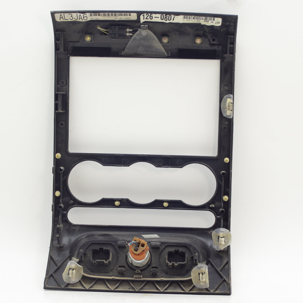 OEM 04-08 Ford F150 Center Dash Radio Digital Climate Bezel Surround Trim Black