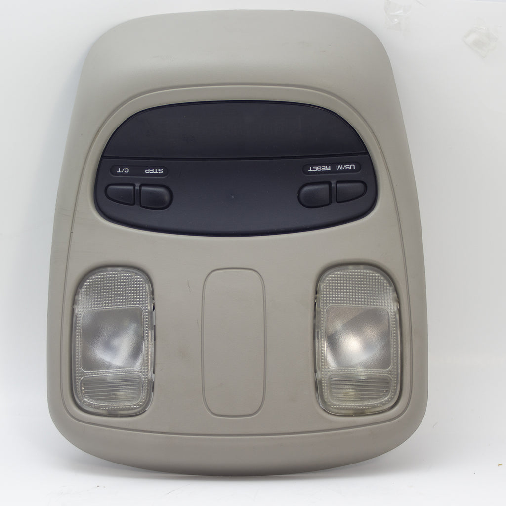 Overhead Center Console Dome Lamp Assembly For Dodge Ram 1500/2500/3500 2002-2010 (Gray)