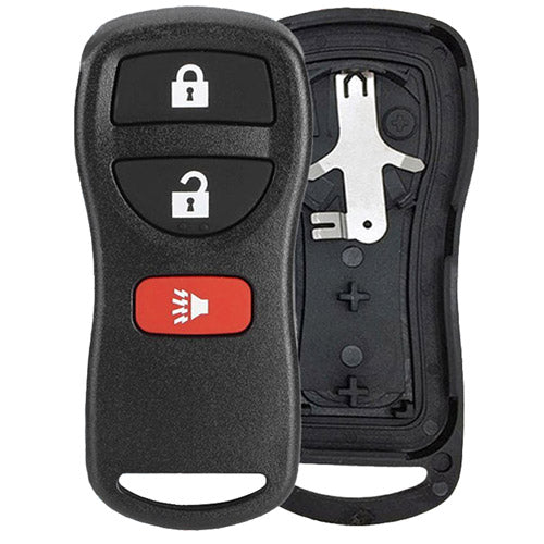 2 Pack KeylessKing Replacement Key Fob Shell Case For CWTWB1U545 (Black)