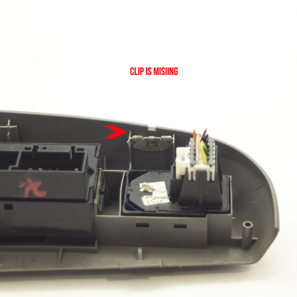 00–02 Chevy Tahoe Suburban Master Power Window Switch – OEM Gray Left Side 15045485
