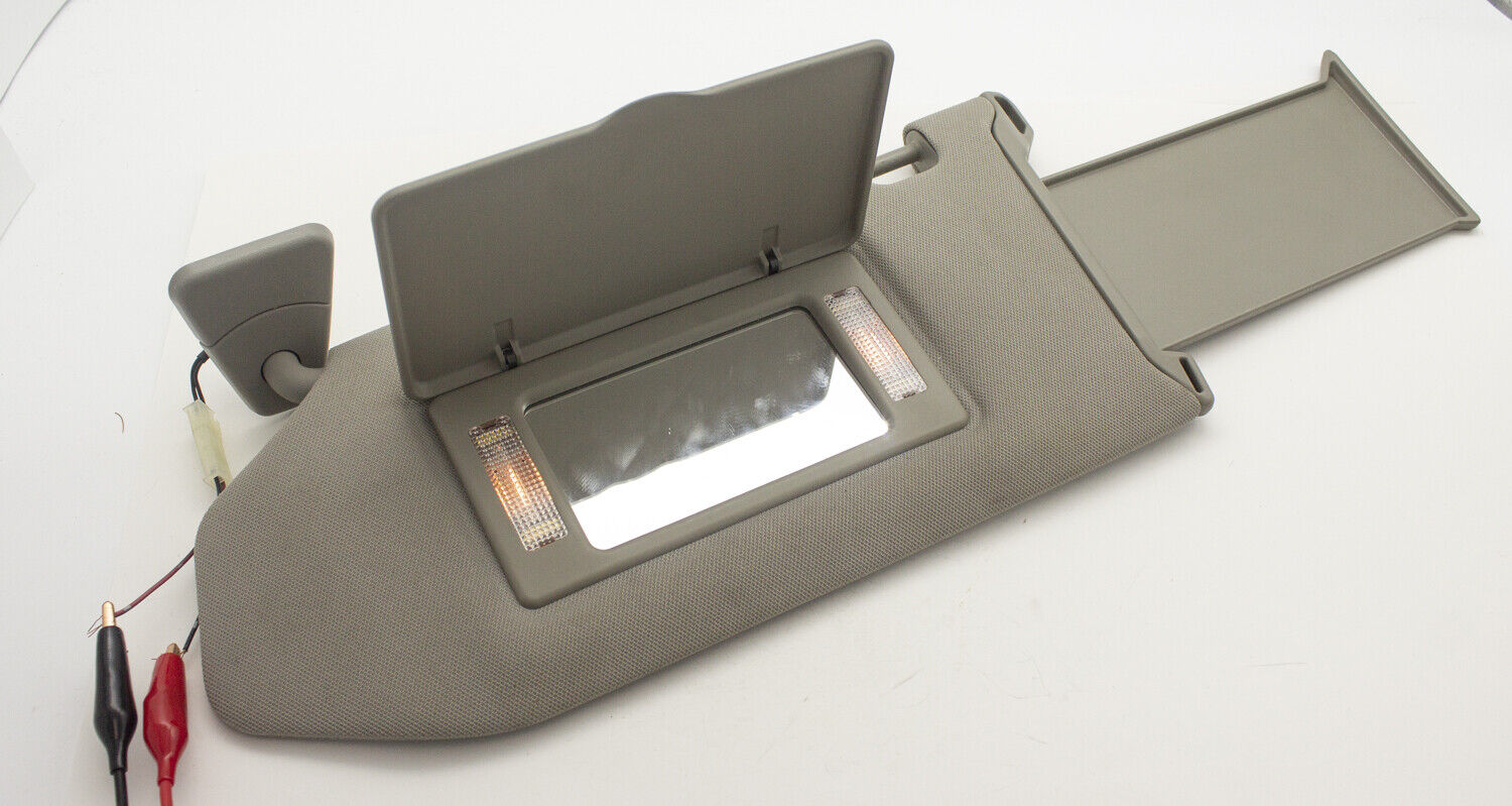 OEM 06-08 Nissan Maxima Driver Left Hand Side Sun Visor with Mirror Illumination