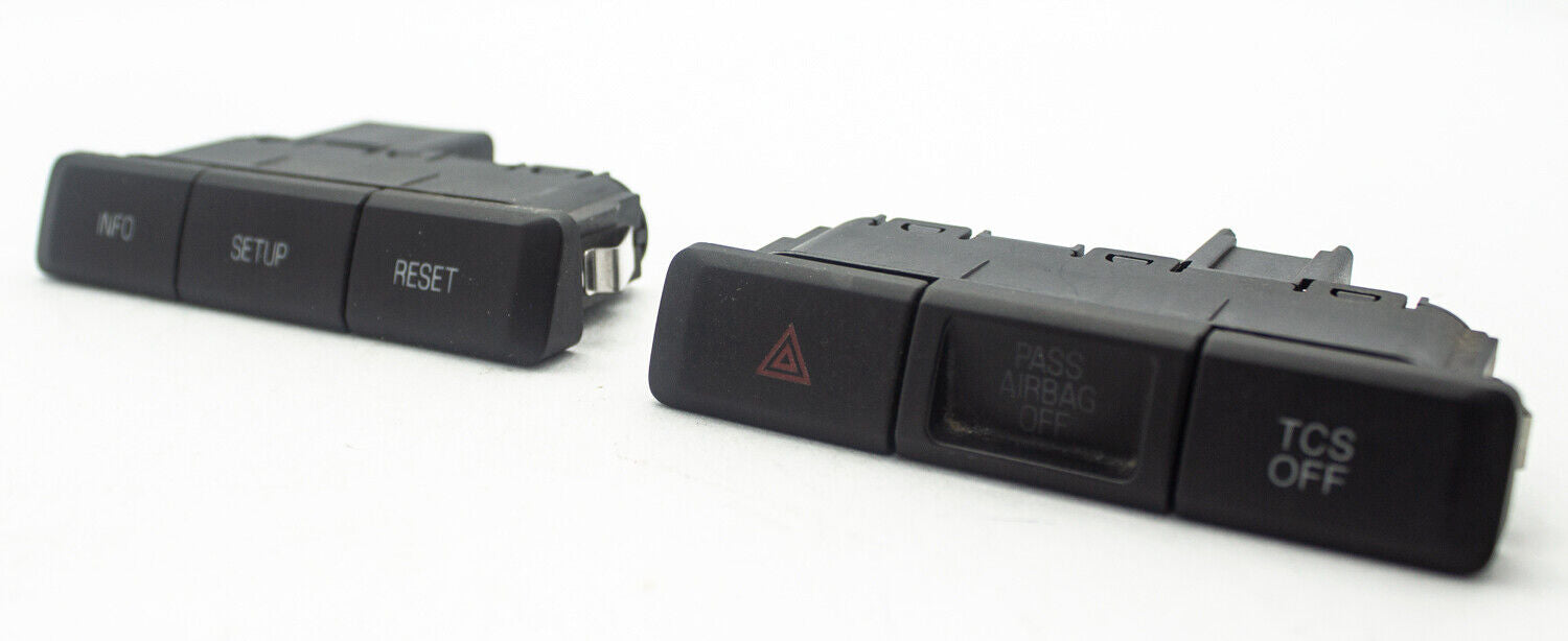 1x OEM 10-12 Ford Taurus Hazard Traction TCS Info Setup Display Control Switch