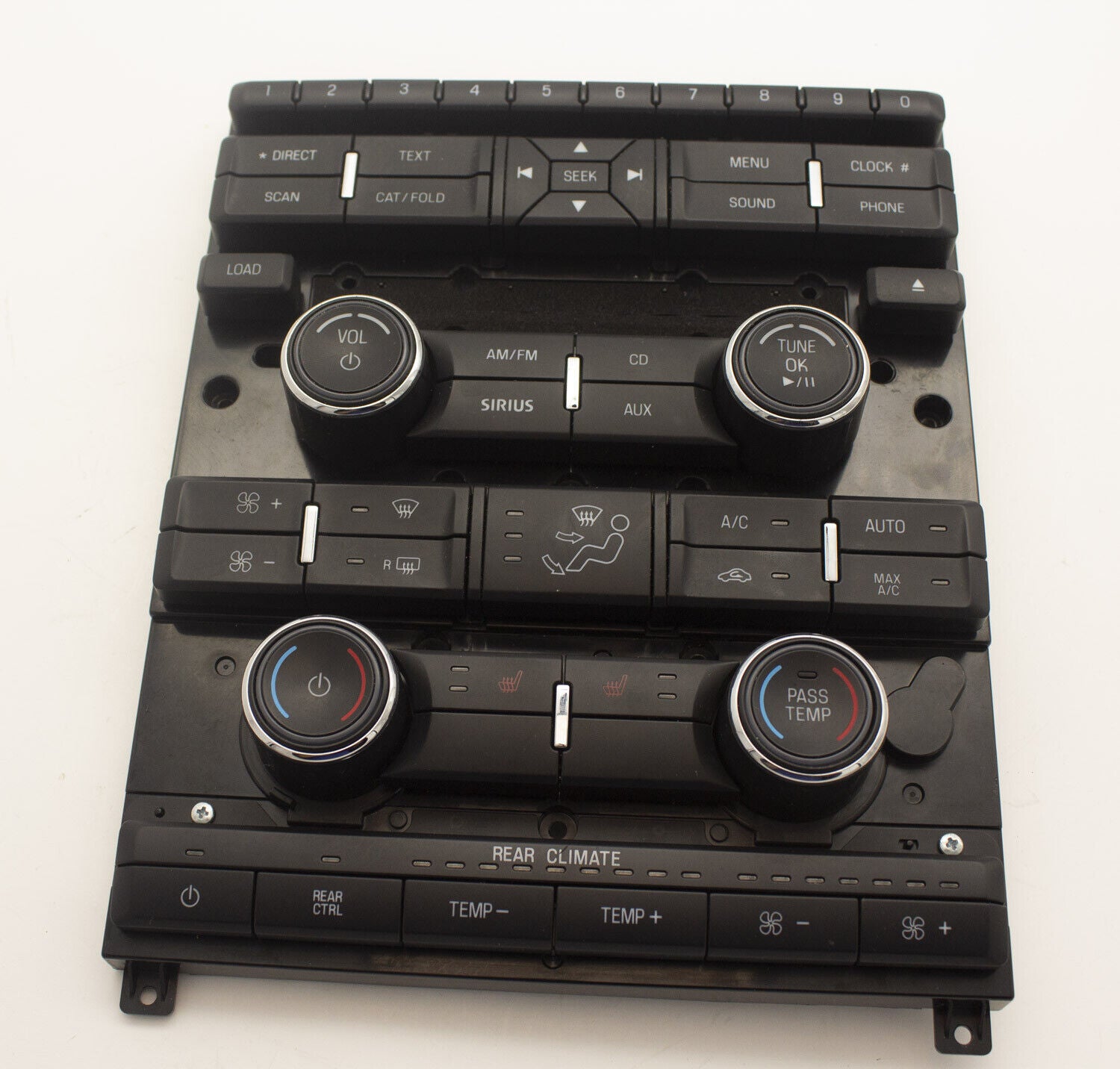 OEM 09-12 Ford Flex Audio Radio Face AC Temperature Climate Control Switch Panel