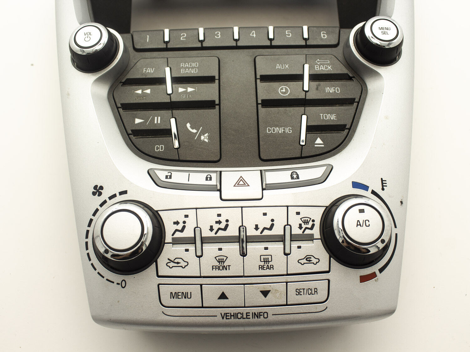 OEM 12-15 Chevy Equinox Audio Radio AC Temperature Climate Control Switch Panel