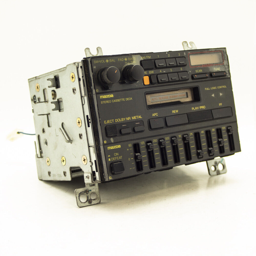 87 88 Mazda RX7 Audio Equalizer Cassette Player AM FM Radio Stereo Unit - OEM