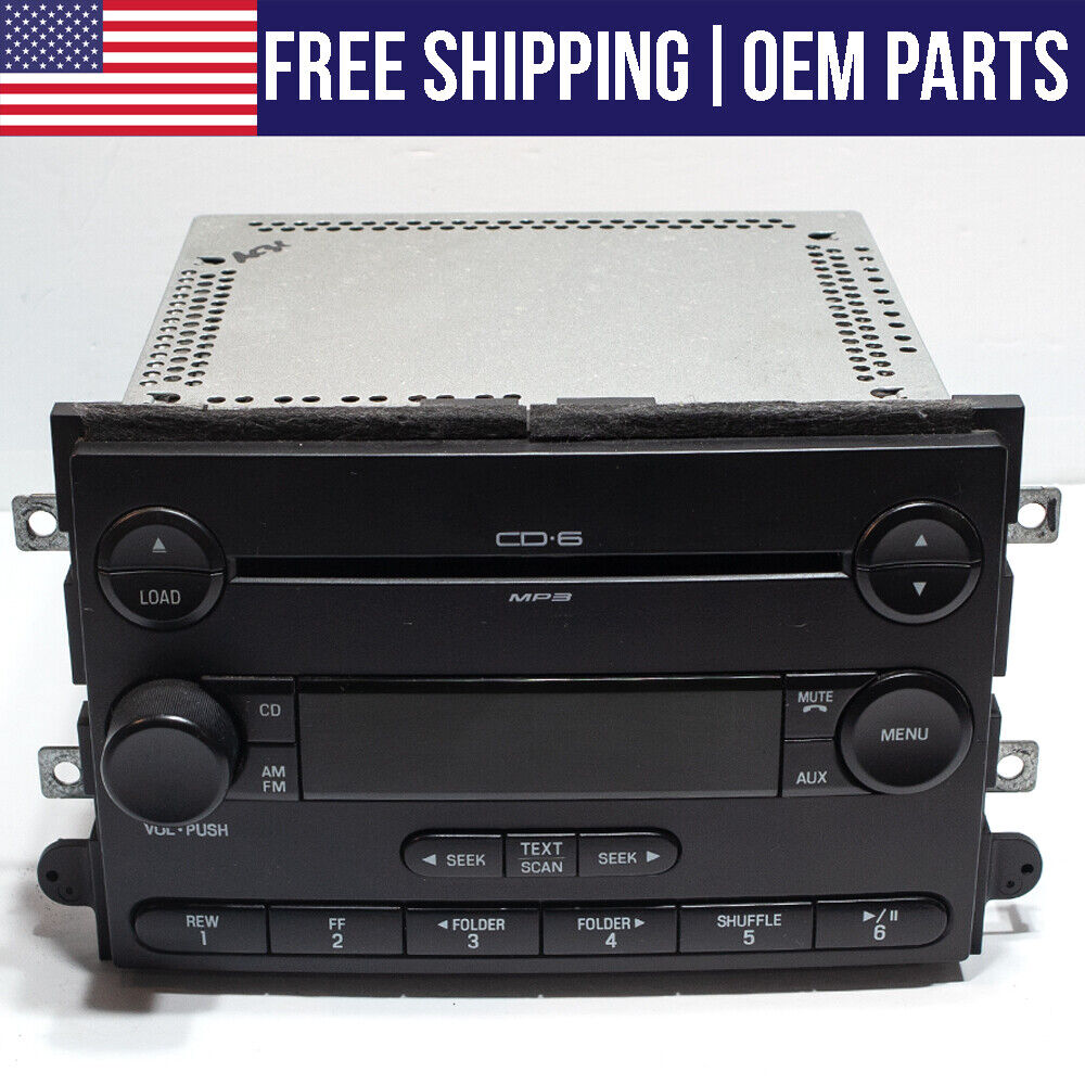 OEM Audio 6 Disc CD Player AM FM Radio For Ford Fusion and Mercury Millan 2007