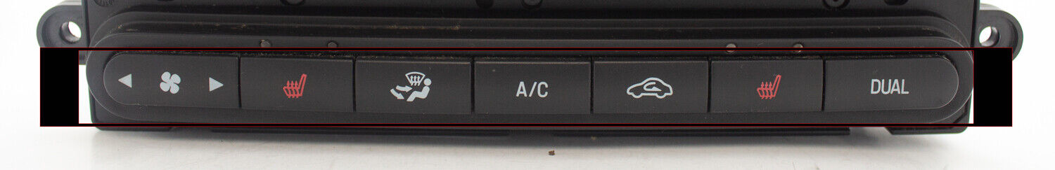 Ford Freestyle & Taurus X Digital AC Heater Temp Climate Control Switch Unit